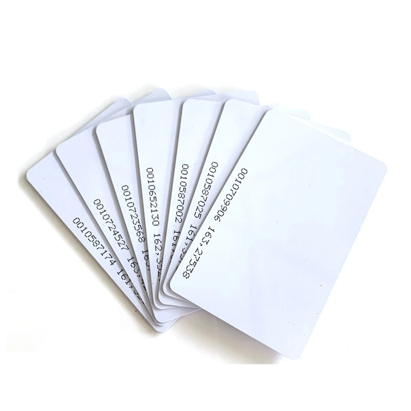 

100Pcs/Lot 125KHz EM4100 TK4100 RFID Contactless For Door Entry Access Control Read Only Keyfob Smart Proximity Card