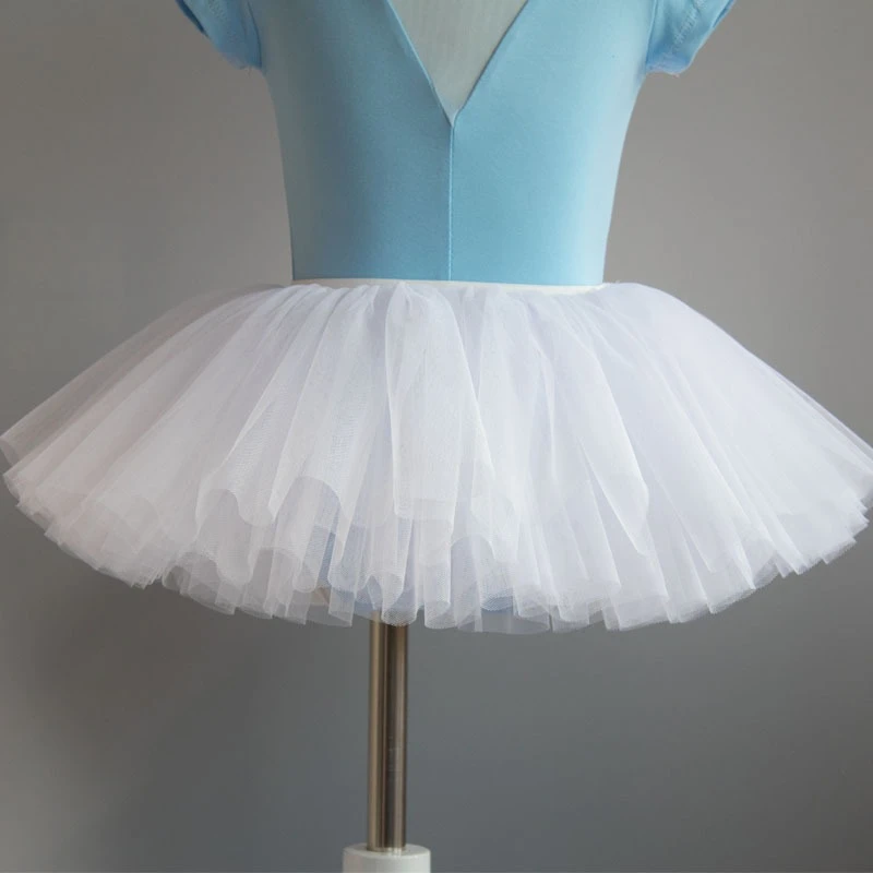 Respirant et confortable mode polyvalente enfants Ballet danse Sarong filles âgées Bustier maille jupe Ballet jupe danse