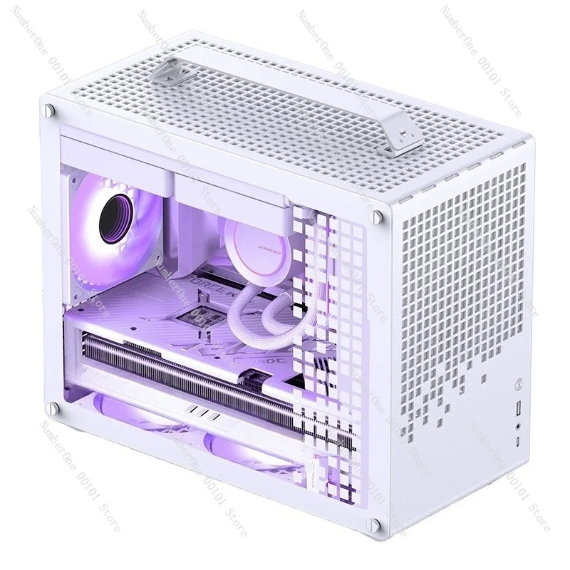 

Z20 Compact Desktop Case with Detachable Handle, Supports MATX Motherboards and 240mm Water Cooling System