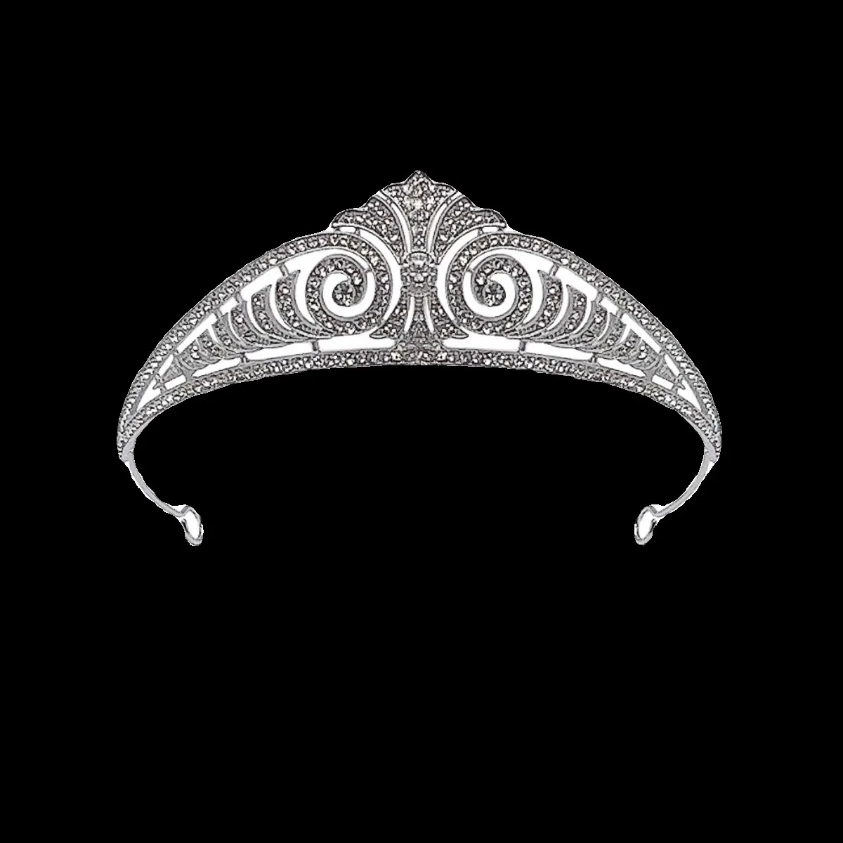 CC Vintage Crown Women Hair Accessories Bridal Headbands Engagement Jewelry Crystal Tiaras and Crowns Coronets Headdress HS46