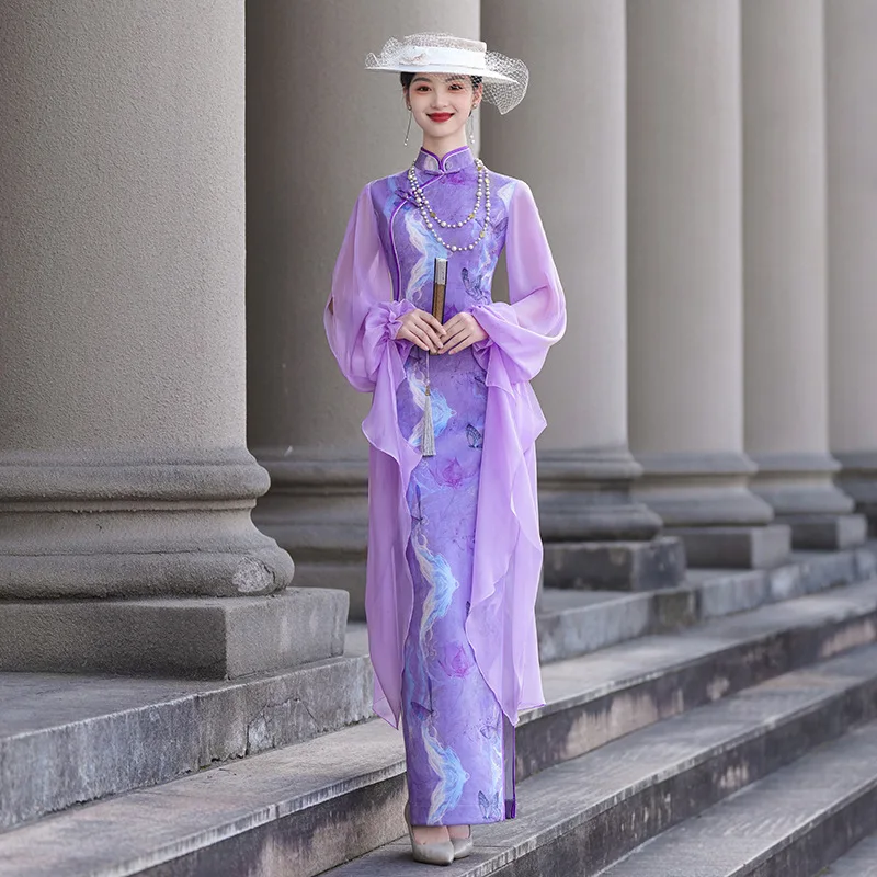 

Modern Dance Practice orm Women's Classical Dance Costume Adult Photoaphy Performance Ethnic Dancewear Thiened Chines...