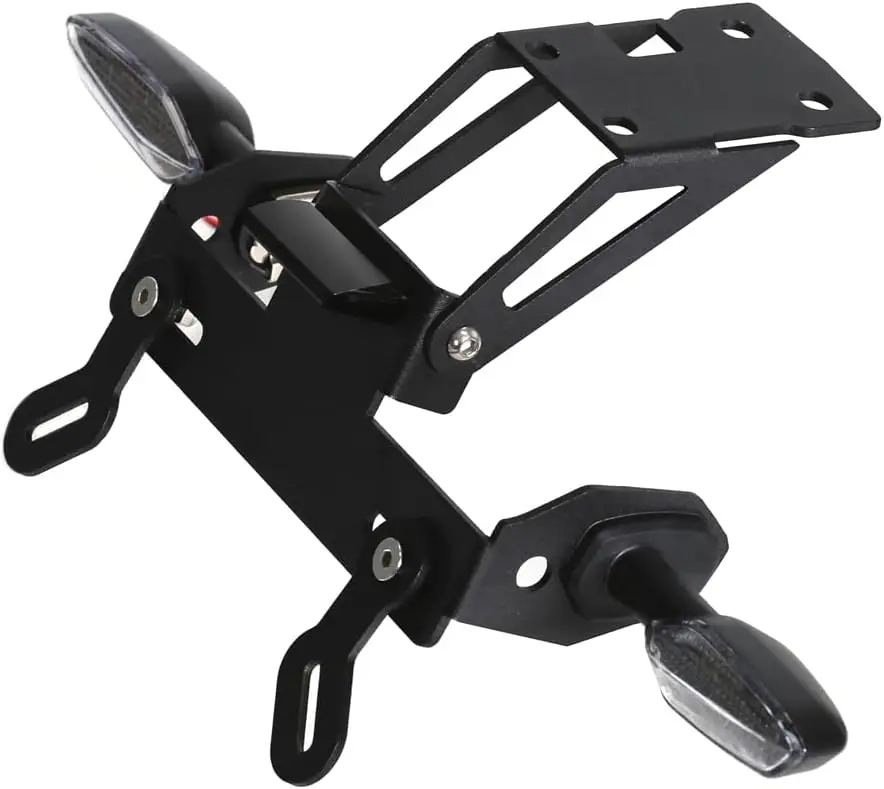 

License Plate Holder Eliminator Tail Tidy LED Indicator Turn Signal Blinker Compatible with Z650 ER650 NINJA650 EX650 2017-2024