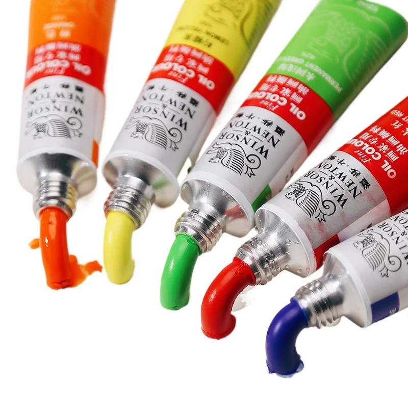 

170ml/5.7oz Oil Paint Set Tubes-Oil Painting Supplies High Pigment Smooth Texture Professional Oil Based Art Paints for Painting