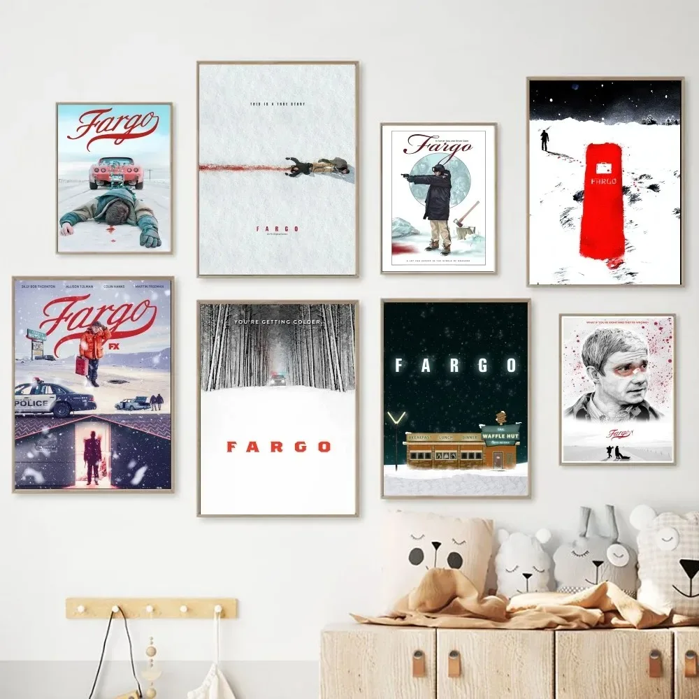 fargo movie Decoration Art Poster Kraft Club Bar Paper Vintage Poster Wall Art Painting Bedroom Study Stickers