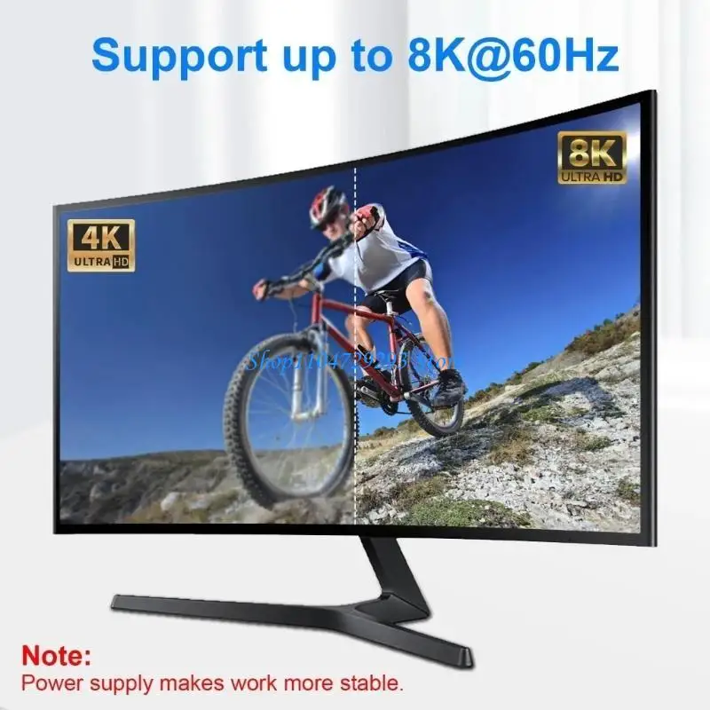 

Y2GD 8K USB C KVM Переключатель Biderectional USB C Switcher для 2pc Easy 1 Переключение клавиш 2 в 1Out & 2 в 1Out 3440x1440