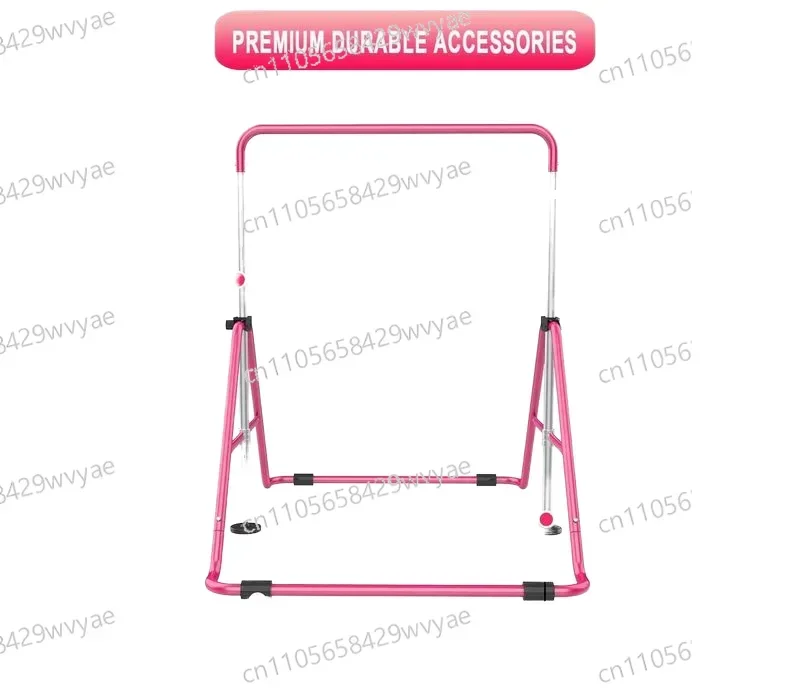 Portable Foldable Gym Fitness Gymnastics Pole Adjustable Home Muscle Strength Pull Rod Indoor Children's Horizontal Rod