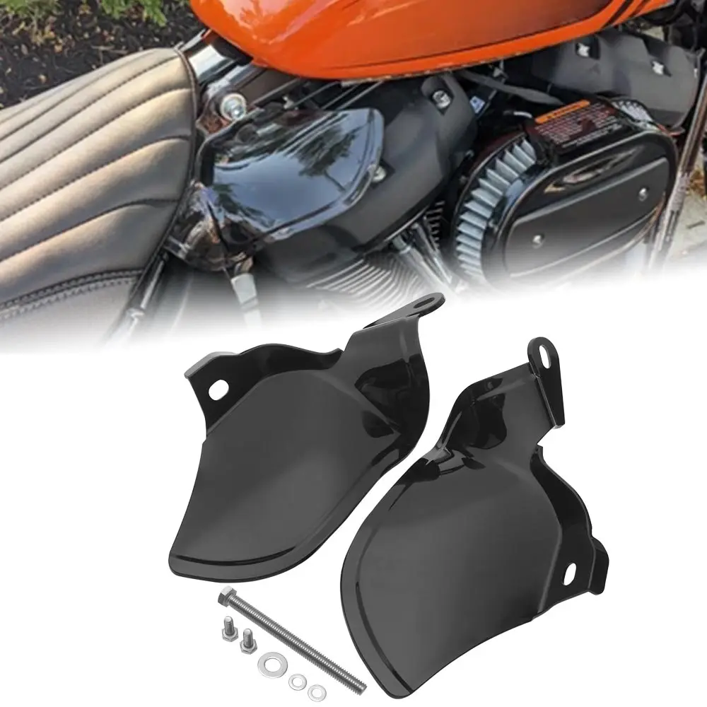 

Черные защитные накладки на двигатель для мотоциклов Harley Softail Fat Boy Low Rider Breakout Heritage Classic 2018-2026