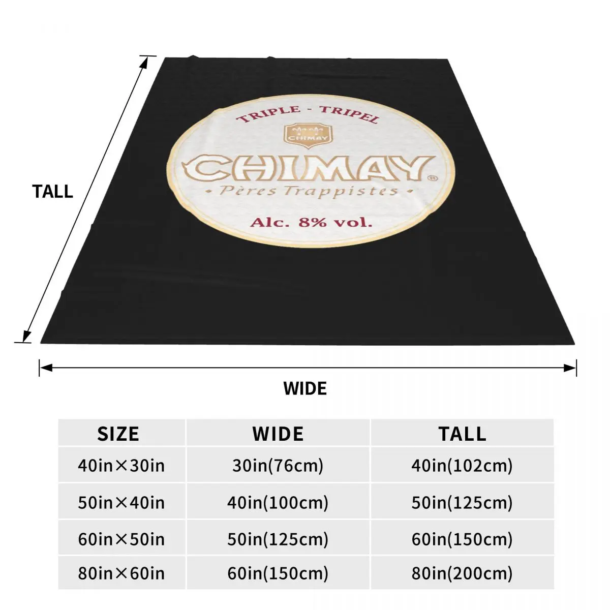 Chimay Blanket Fleece Sofa Throw Blanket Lightweight for Couch Bedding Travel Throws Bedspread Quilt - view 6