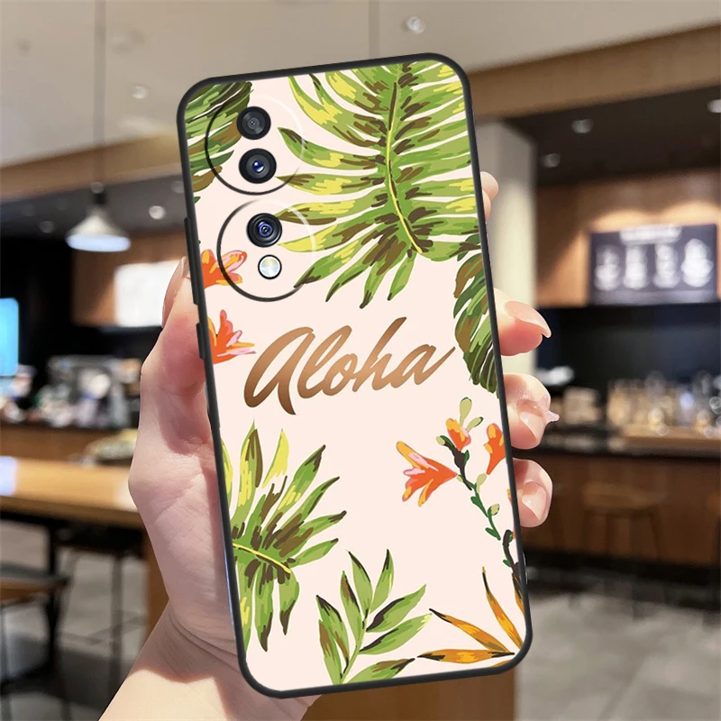 Hello Hawaii Aloha Beaches Cover For Huawei P30 P50 Pro P20 P40 Lite P Smart 2019 Nova 5T Honor X9a 50 70 X7 X8 Case