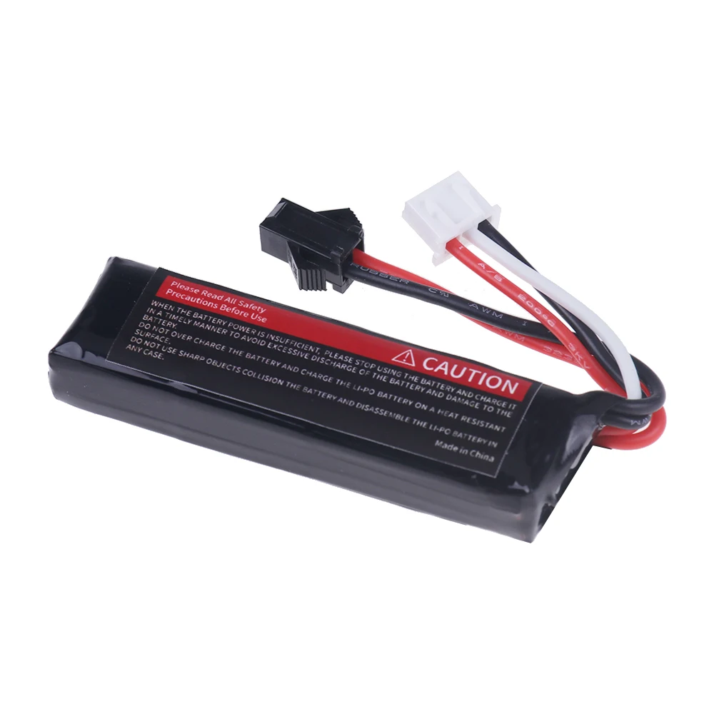 1 шт., литий-полимерный аккумулятор для водяного пистолета, 7,4 В, 7,4 мАч