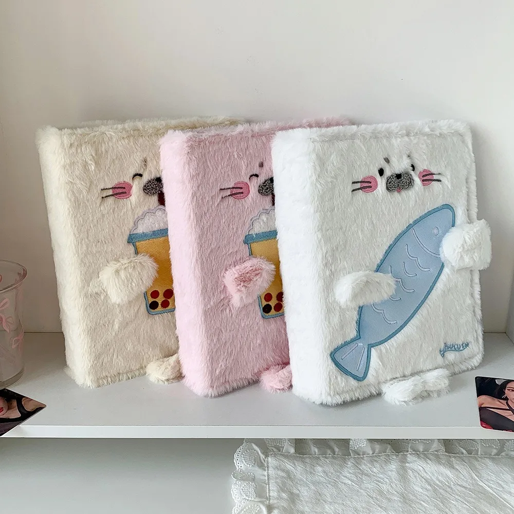 

Kpop Collect Book, плюшевый держатель для карт с изображением идола, папка для фотокарточек, красочный мультяшный чехол для фотоальбома для подарка для друзей Kpop