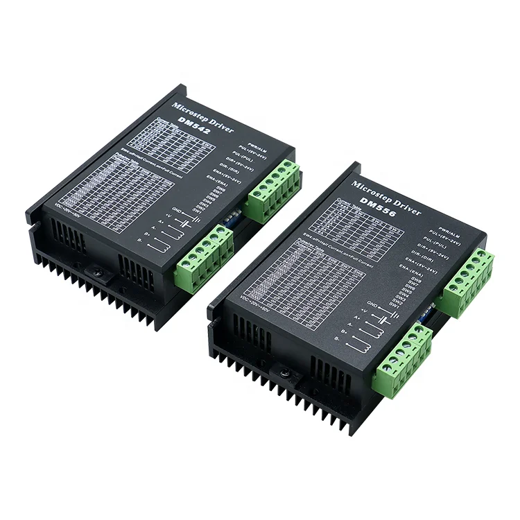 HLTNC Low Noiselow Two Phase Digital Stepper Driver Dc Motor Driver DM556 for  Nema23 57 Motor for CNC Router