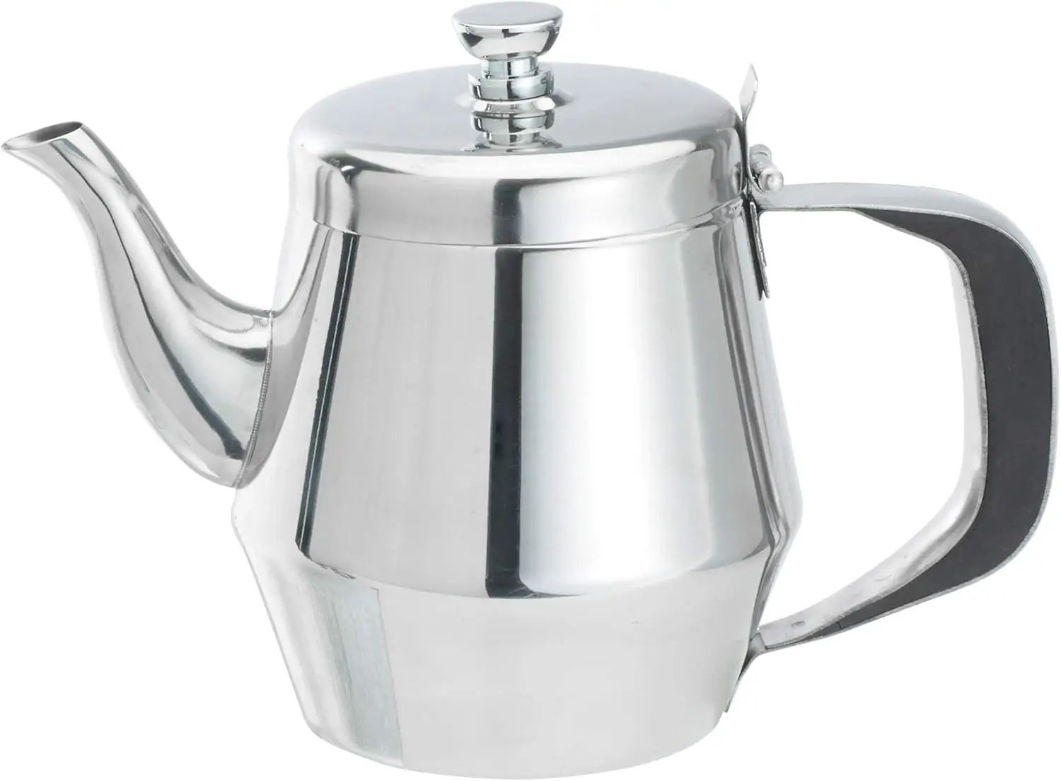 

Elegant Silver Gooseneck Teapot, 20oz Capacity for Precise Pouring and Small Table Service