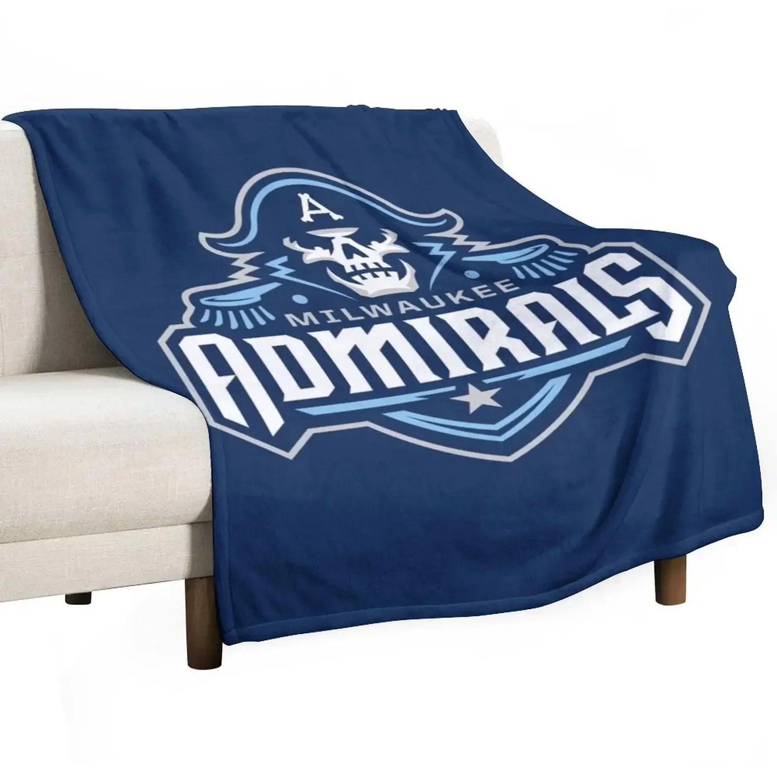 Cool Admirals Icon Throw Blanket Cute Soft Plaid Blankets