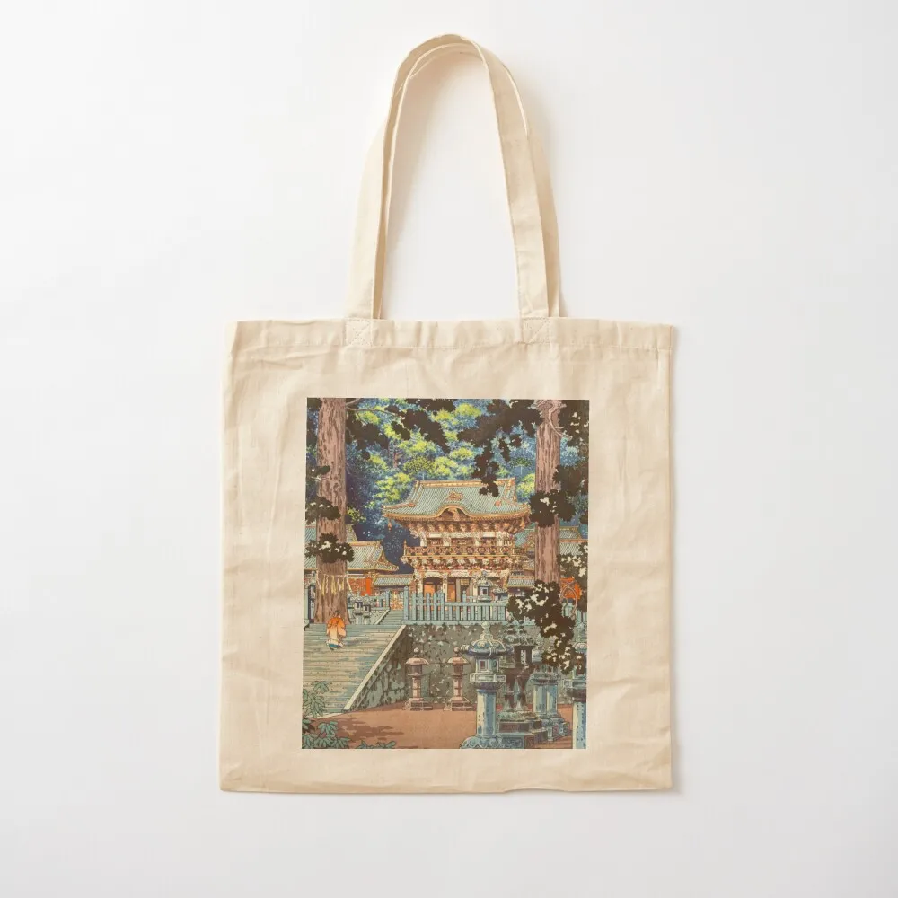 Tsuchiya Koitsu - Yomei Gate, Nikko Tote Bag bag luxury women Shopper handbag Large bags for women