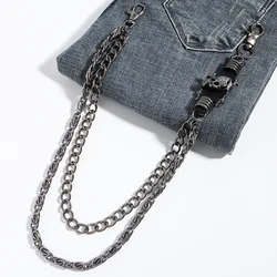 Halloween accessories Fashion punk metal Pants chain Hip Hop Dark Skull Chain personality jeans chain for men and women