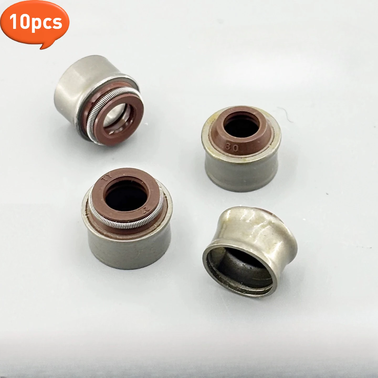 10pcs Air Cooled Diesel Engine Micro Tiller Generator Valve Oil Seal 170 173 186 188 170F 173F 178F 186F 188F 192F 186FA Seal