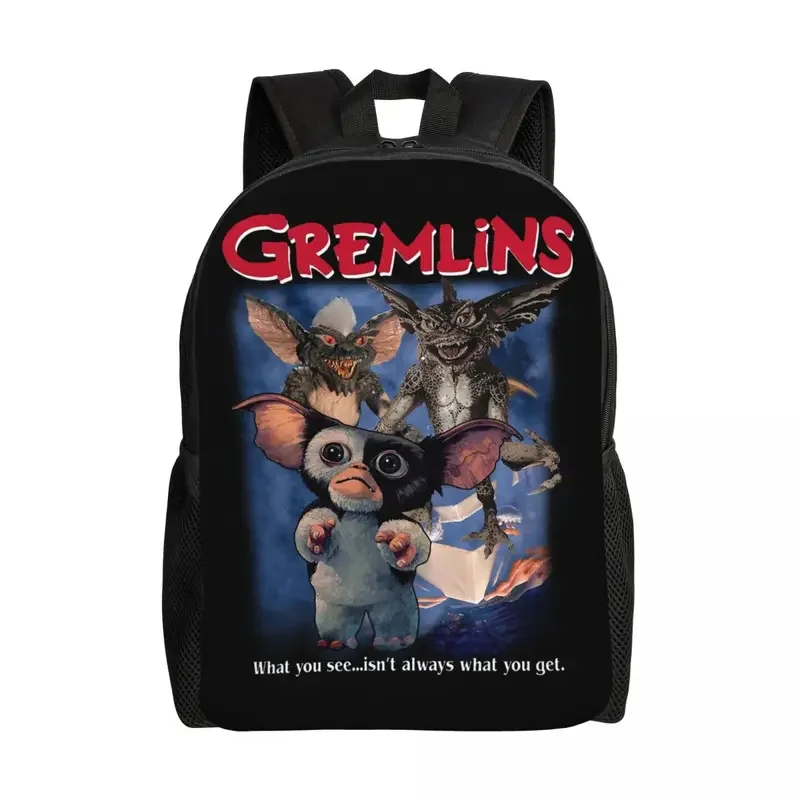 

Gremlins Mogwai Backpack for Women Men College School Students Bookbag Fits 15 Inch Laptop 80s Movie Gizmo Monster Bags