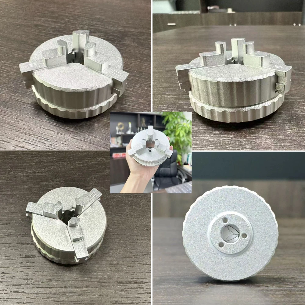 Mini Bench Clamp High Precision Aluminum Three-Jaw Vise Chuck for Drilling Watch Repair & Model Crafting Multiple Specifications