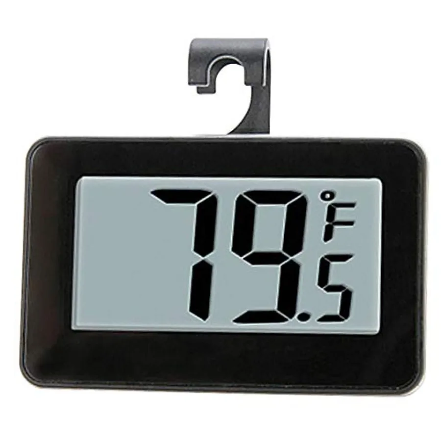 

1443 Pro Series Refrigerator/Freezer Digital Thermometer 4 x 3.2 x 0.6 Inch