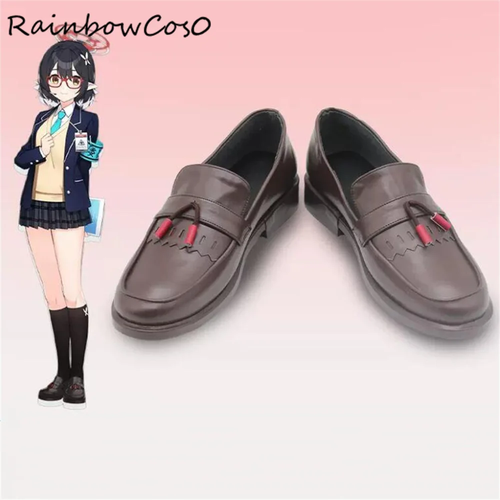 Okusora Ayane archivo azul Cosplay zapatos botas juego Anime fiesta Halloween Navidad RainbowCos0W3850