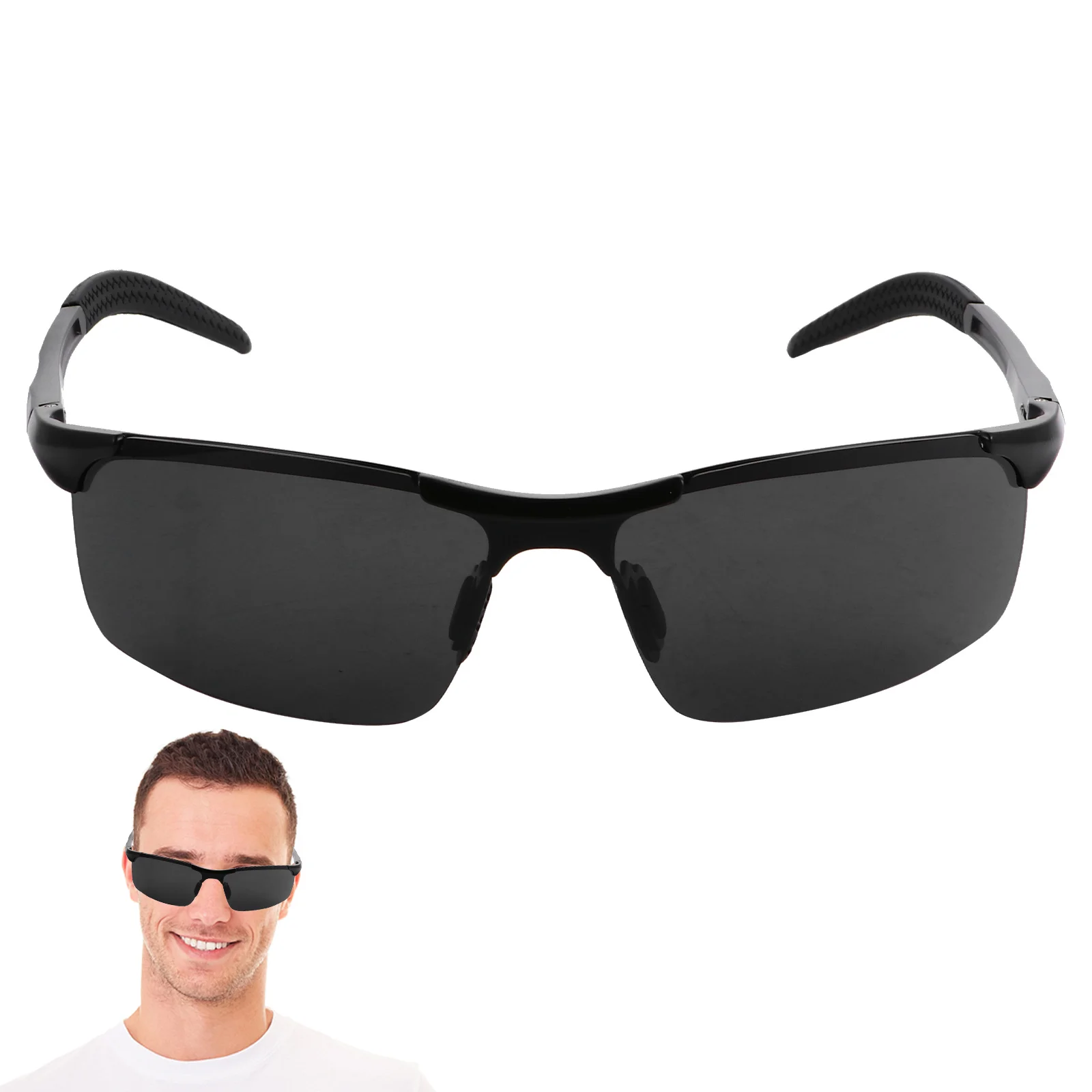 

Men Sunglasses Uv Goggles Windproof Cycling Eyewear Durable Lightweight Frame Scratch Resistant Outdoor Sports Riding Motocross