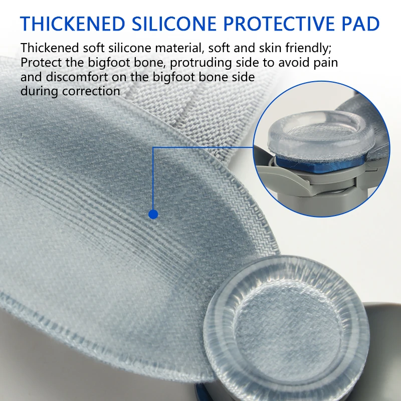 قابل للتعديل الورم مصحح أروح تقويم العظام هدفين تدوير فاصل أصابع القدم مستقيم الضابط باديكير أدوات العناية بالقدم