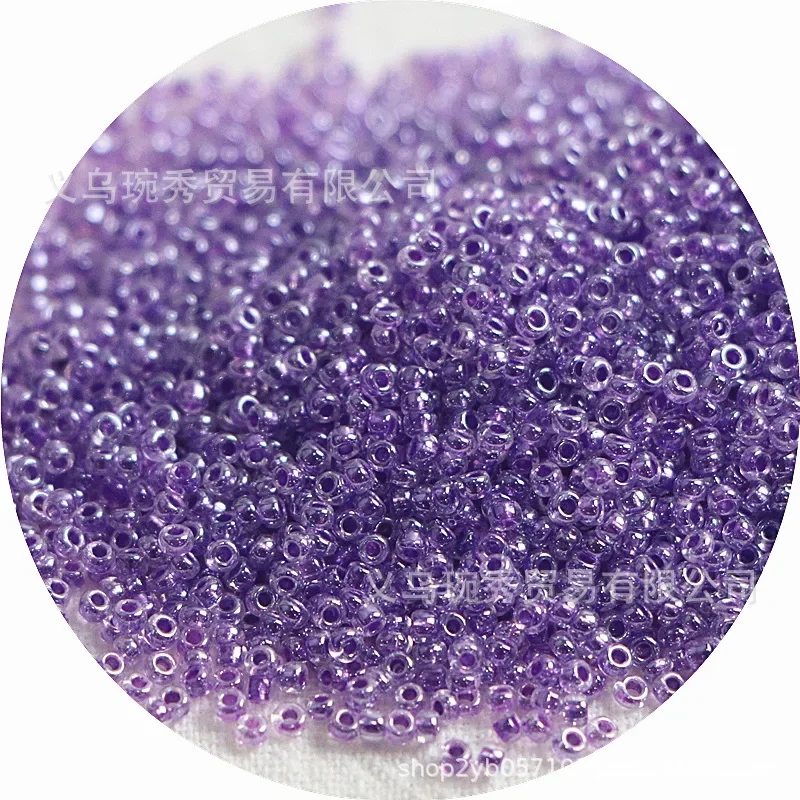 1.5mm Czech Bossiosa Unicorn Dyed Core Glass Beads Transparent Crystal Seed Beads Suitable for DIY Jewelry Bracelets Necklaces