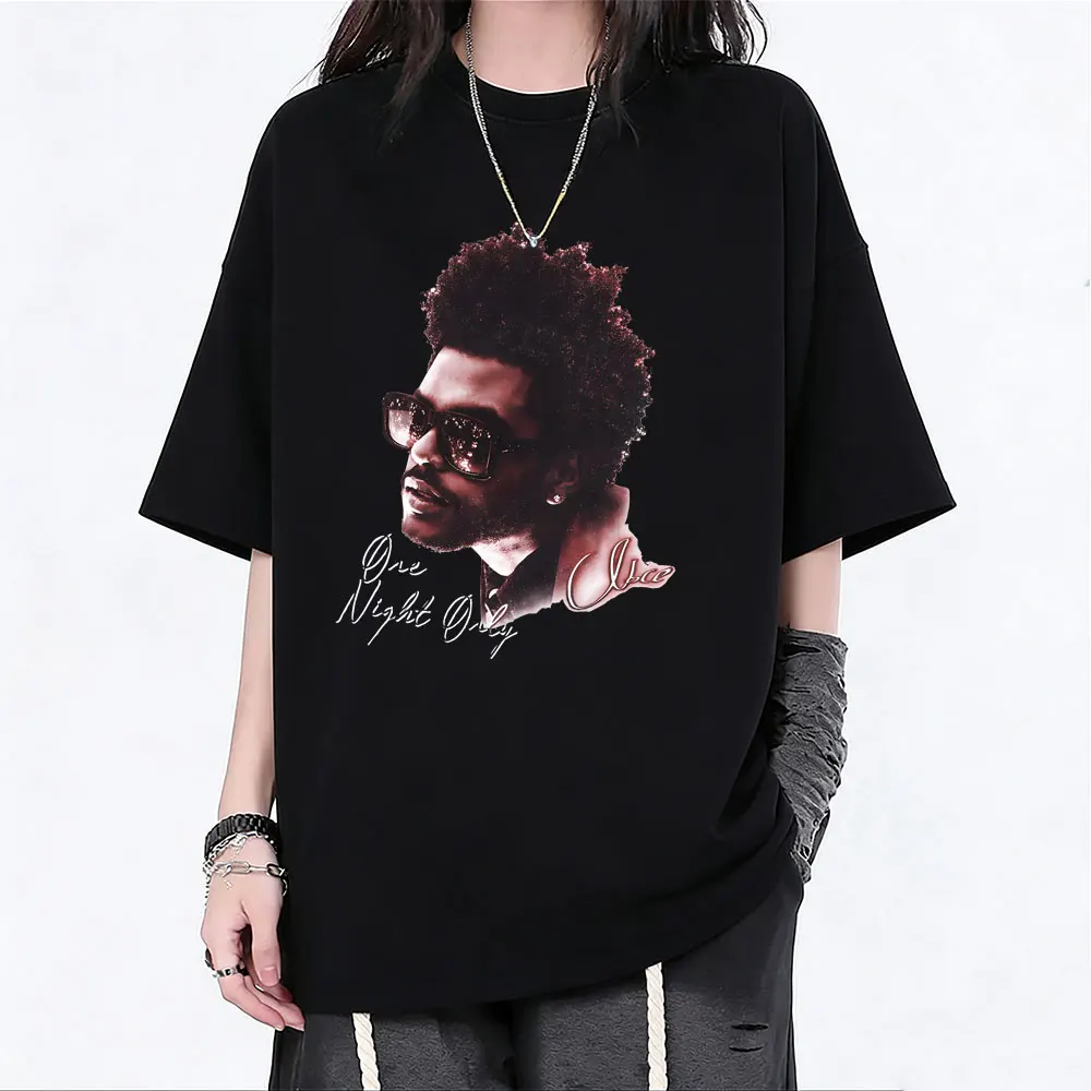 

Rapper The Weeknd XO Tour 2026 T Shirt Men Women Hip Hop Fashion Pop Music Short Sleeve T-shirt Men's Casual Vintage Streetwear