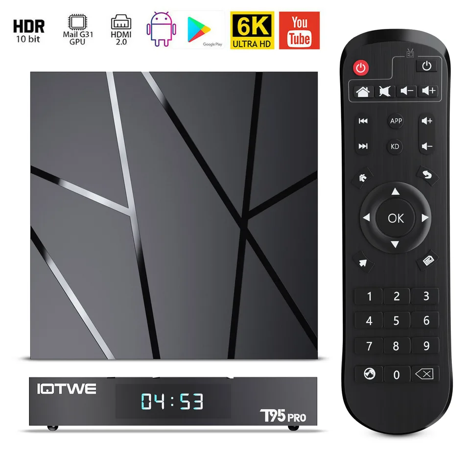 T95 Pro Smart TV Box Android Streaming Media Player