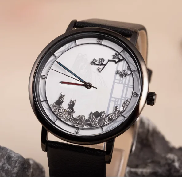 Anime Grandmaster of Demonic Cultivation Wei Wuxian relojes Cosplay Unisex hombres mujeres estudiante pantalla táctil reloj impermeable regalos
