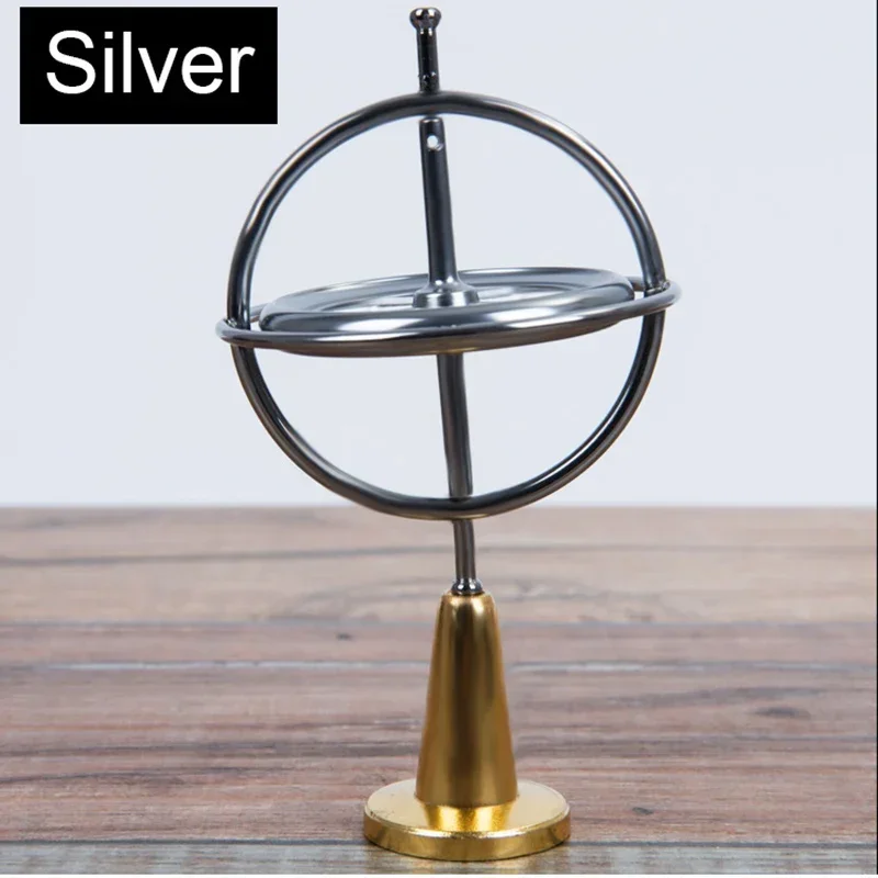 Divertente 3D Fidget Spinner Creativo Giocattolo educativo scientifico Giroscopio da dito in metallo Giroscopio Top Giocattoli antistress per adulti