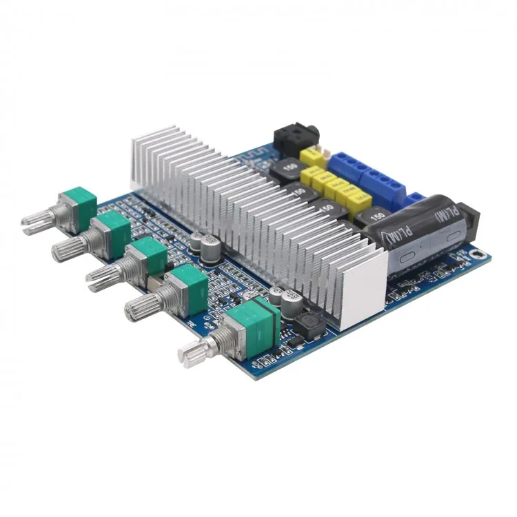

TPA3116D2 4.2 Digital 2.1 Audio Amplifier Board DC 12-24V 100W+50W+50W