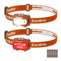 EverBrite LED Candy Colors Headlamp 5 Lighting Modes Headlamp Perfect for Running Camping Hiking With AAA battery