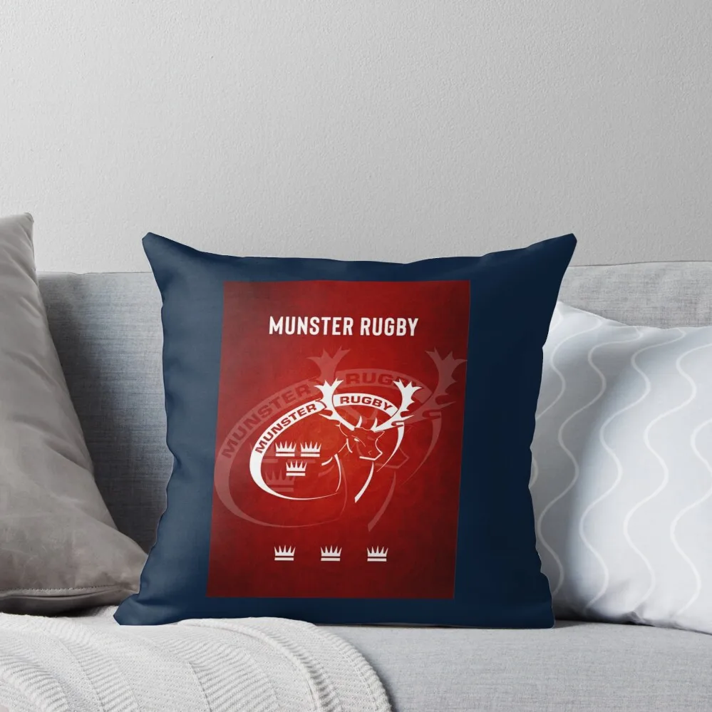 Munster Rugby Throw Pillow Decorative pillow case home decor items Luxury Pillow Case Decorative Cushions For Luxury Sofa