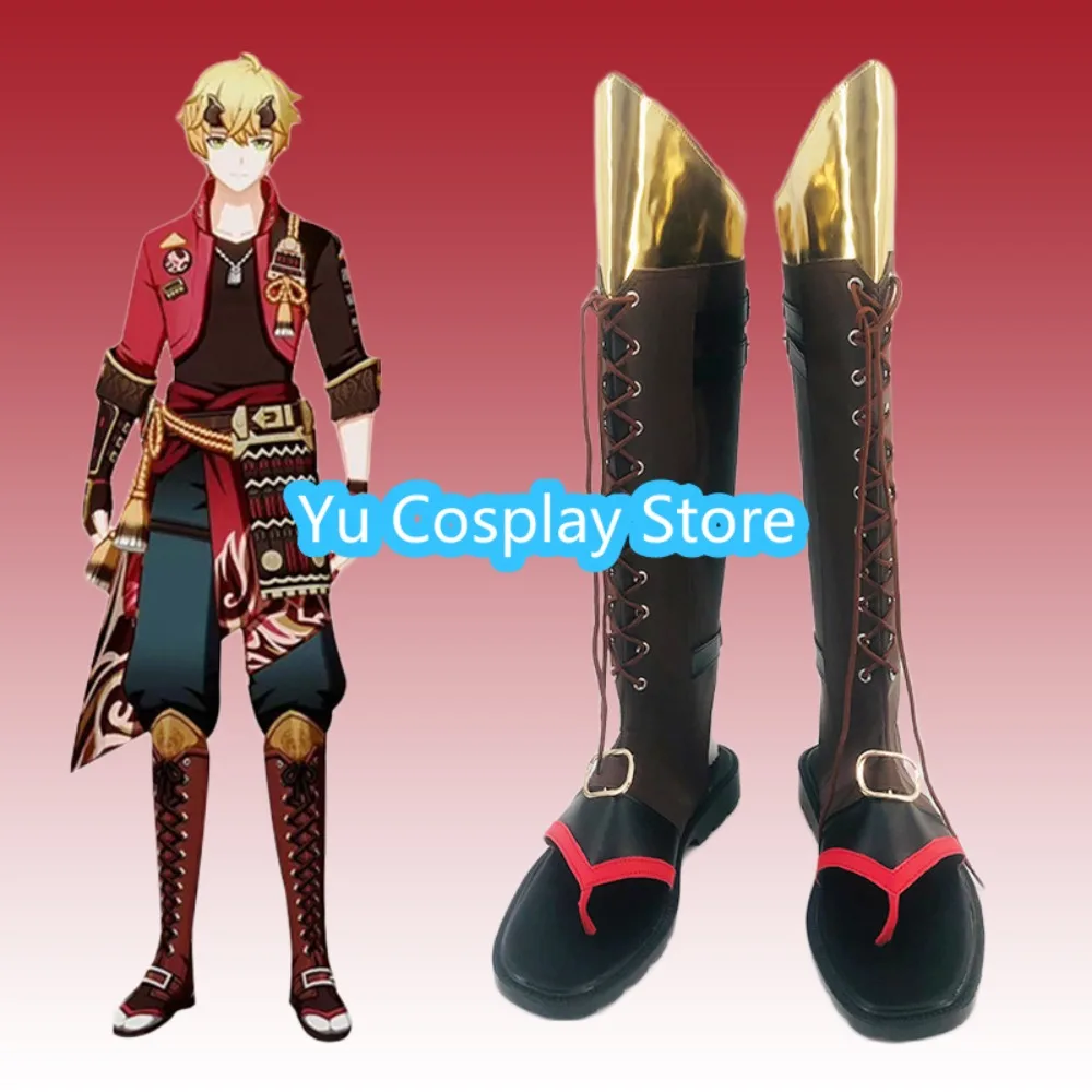 

Yu Косплей Магазин Genshin Impact Thoma Обувь для косплея Аниме Обувь для косплея Сапоги Костюмы на Хэллоуин Реквизит