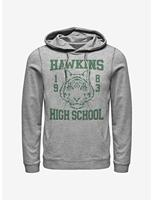 Things Hawkins High Tiger 1983 Hoodie Graphic Print Men's and Women's Loose Warm Hoodie Casual Autumn and Winter Luxury Fashion