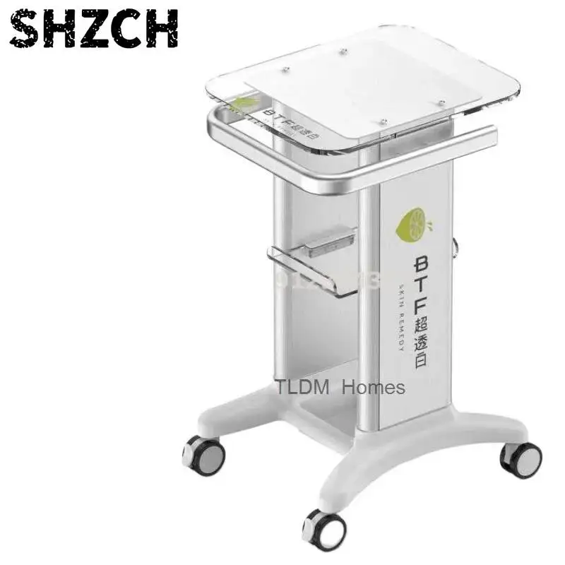 Clinic Shelf Beauty Medical Bubble Aesthetic Base Dental Cart B Ultrasound Acrylic Beauty Cart Small Enlarge