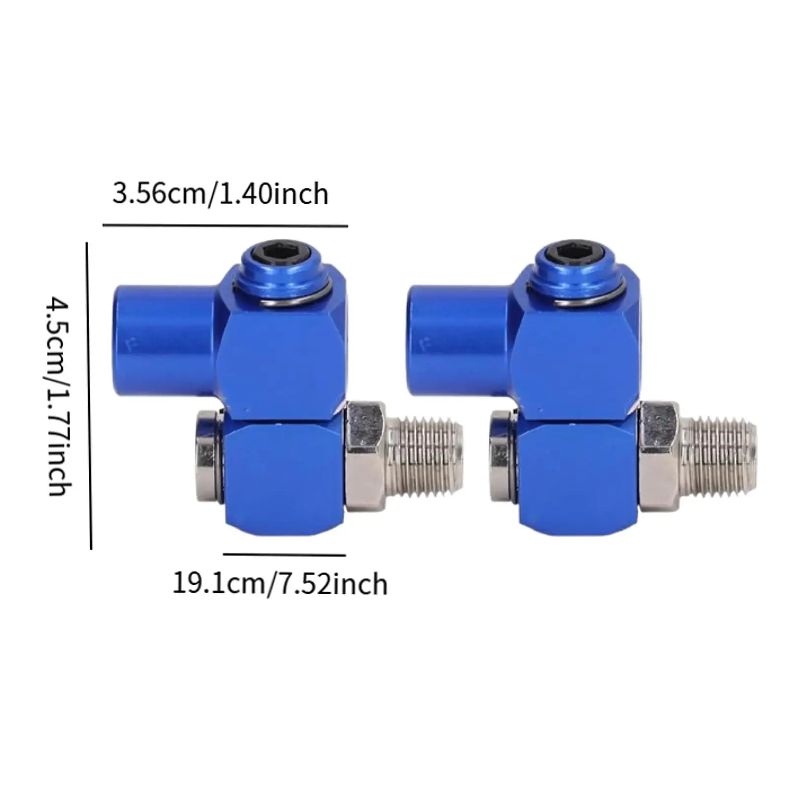 Pneumatic Fitting Compressor Parts Quick Connector Portable Air Line Fittings Easy to Use No Leakage Solid Replaces 1/4in NPT