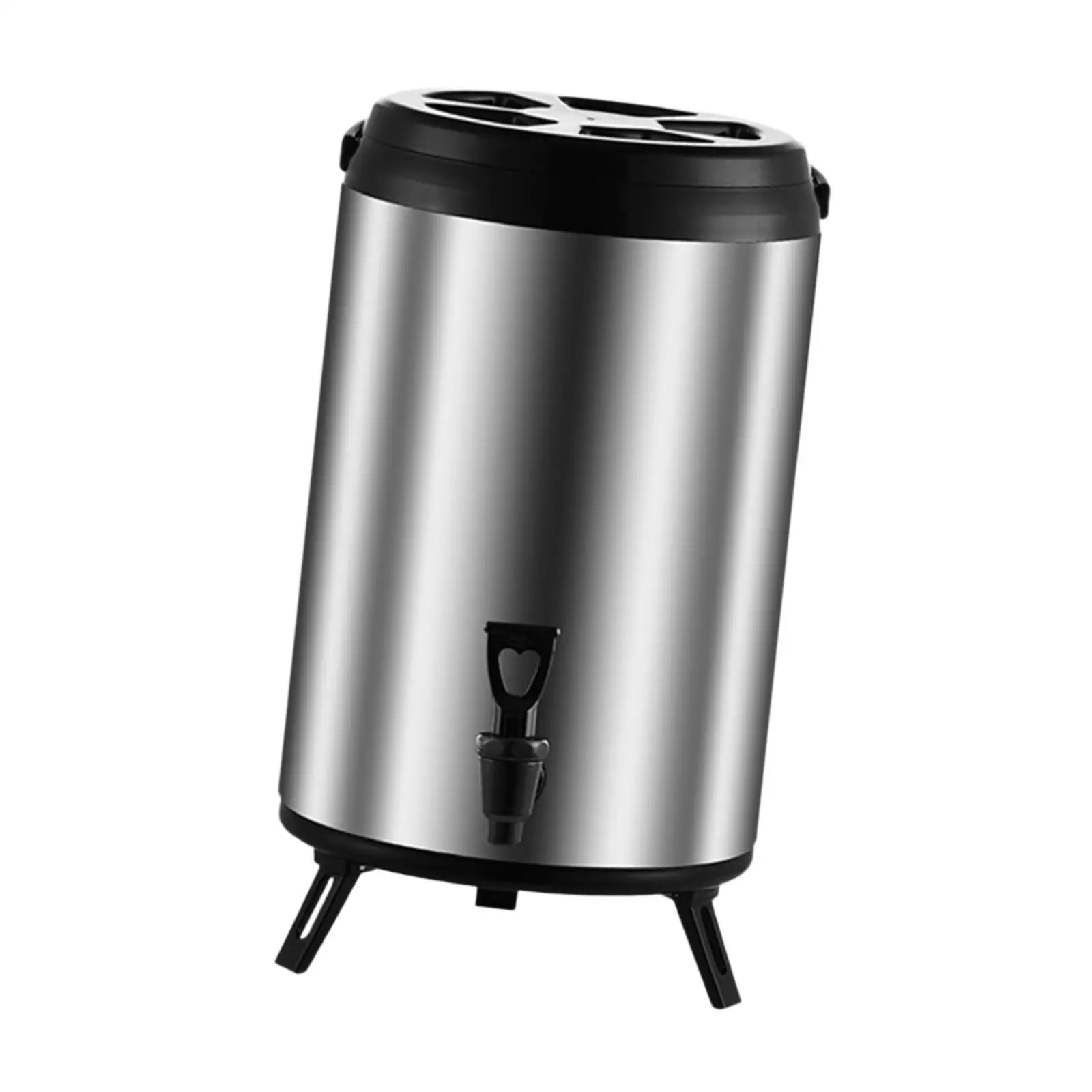 Hot Cold Drink Dispenser Insulated Barrel, Commercial Insulation Milk Tea Bucket