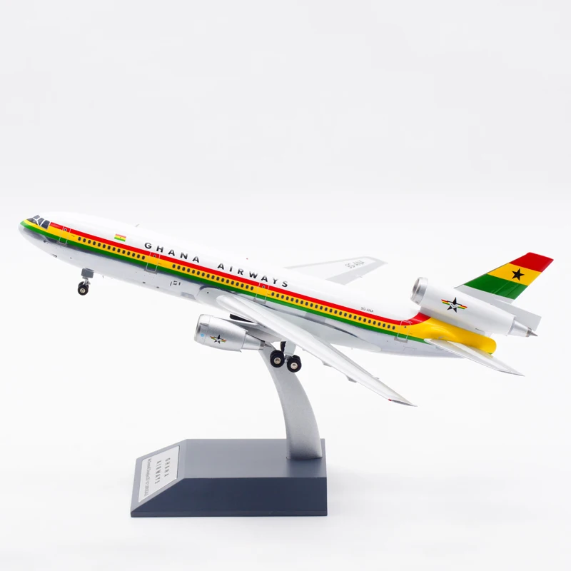 Diecast 1:200 Scale Ghana Airlines DC-10-30 9G-ANA Alloy Aircraft Model Collection Souvenir Display Ornaments