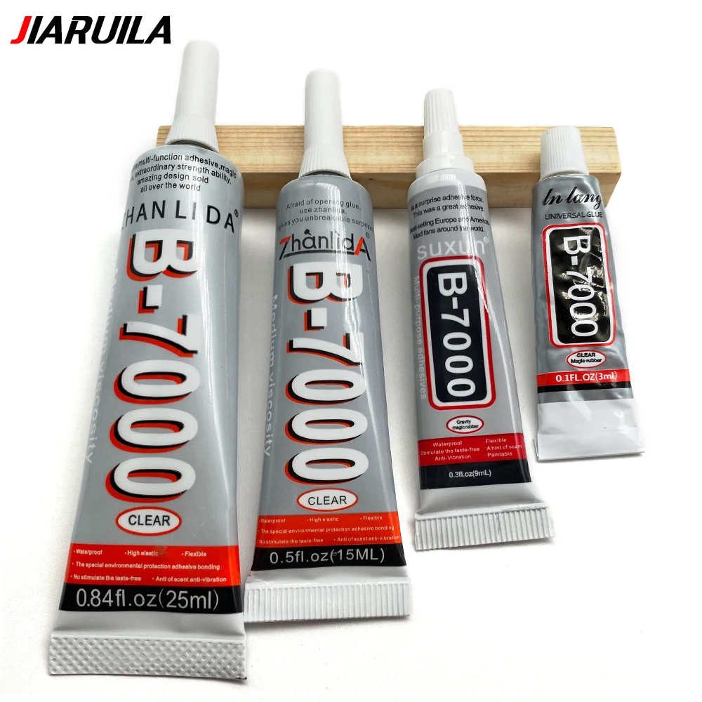 3ML 5ML 9ML 15ML 25ML 50ML 110ML B7000 Contact Phone Repair Adhesive Universal Glass Plastic DIY Glue With Precision Applicator