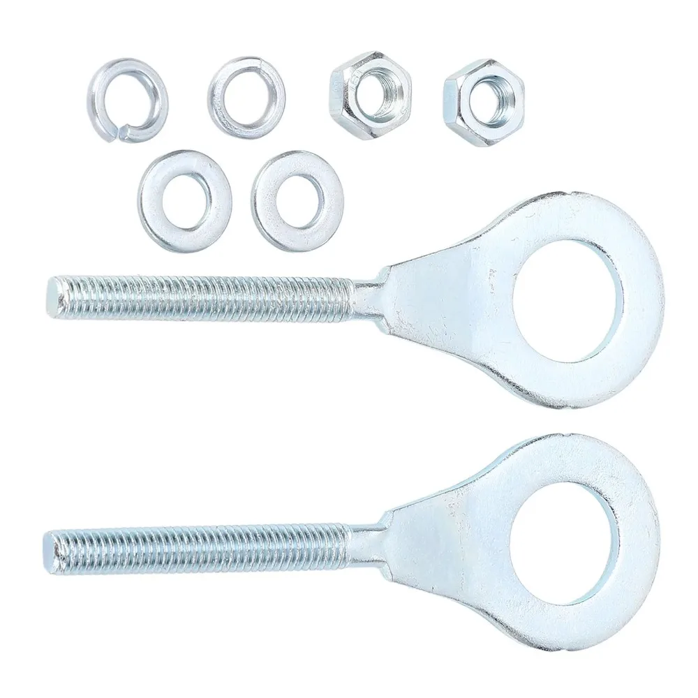 Pack of 2 15mm Chain Tensioner Adjuster Chain Axle Tensioner Adjuster For Mini Bike 50CC to 125CC CRF50 ATV Pit Dirt Bike NEW