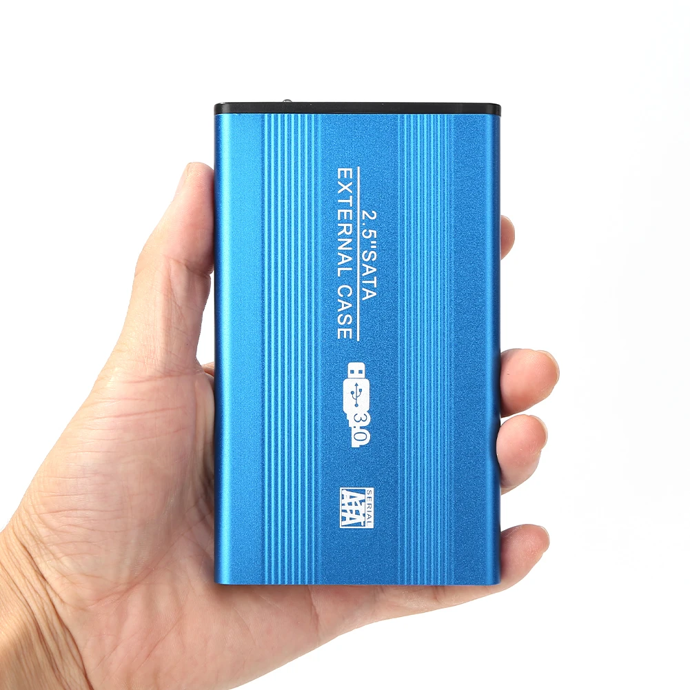 USB SATA3.0 Жесткий диск Мобильный корпус Алюминиевый 2,5-дюймовый HDD SSD-бокс HDD Корпус с USB-кабелем Чехол Новый