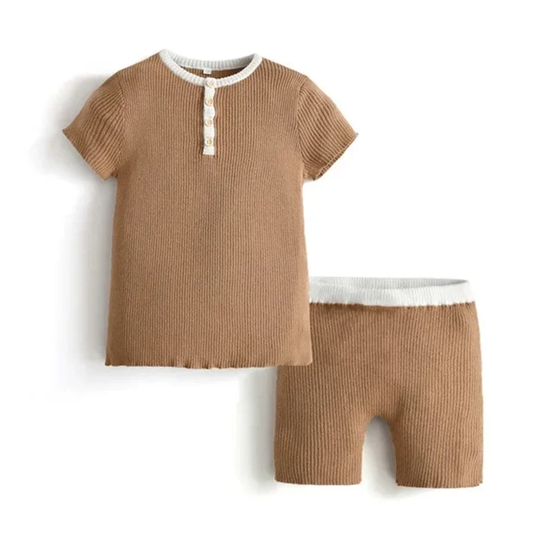 Boys Girls Pullover Sweater Sets Newborns Knitted Clothes Suit Baby Tops Shorts Toddler Knitting Kids Children Clothes Knitwear