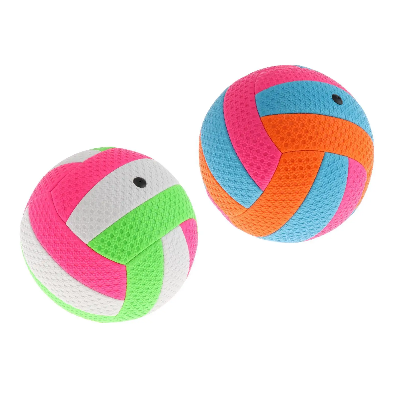 PVC Volleyball Size 2, Soft Touch Game Training Practice Recreational Ball 5.9inch Children Toy for Sand Backyard