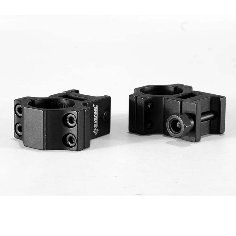Marcool 2PCS Hunting Rifle Scope Mount Ring for Dia 25.4mm Tube Scopes 11mm 20mm Dovetail Picatinny Flashlight Mount