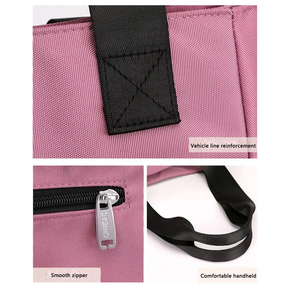 Solidna kolorowa pojemna torba wysokiej jakości praktyczna torba na ramię lekka wodoodporna nylonowa duże torba z rączkami dla podróże służbowe