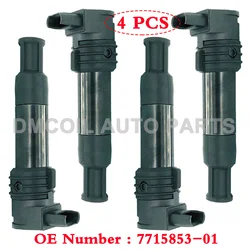 4PCS IGNITION COIL FOR BMW MOTORCYCLE HP 2 1000 R900 RT R1100 S R1150 GS R RS RT R1200 GS R RT S ST 98-14 7715853-01 12137671896