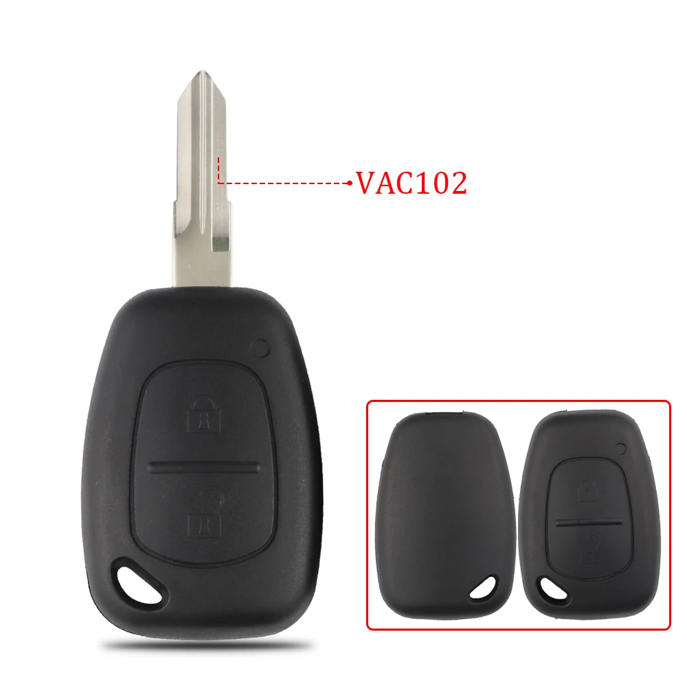 Car Key Shell For Renault Trafic Master 2 Vivaro Movano Kangoo Transmister CLIO SCENIC Vauxhall Opel NE73 VAC102 Blade No Logo